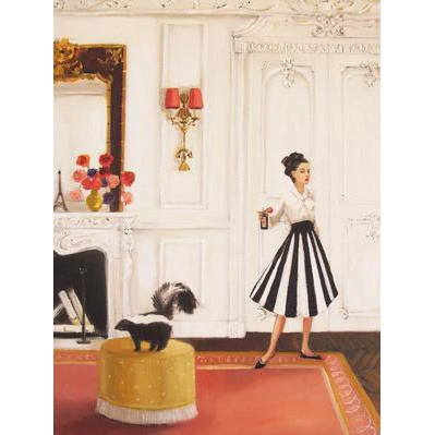 Lisette vs The Skunk Art Print