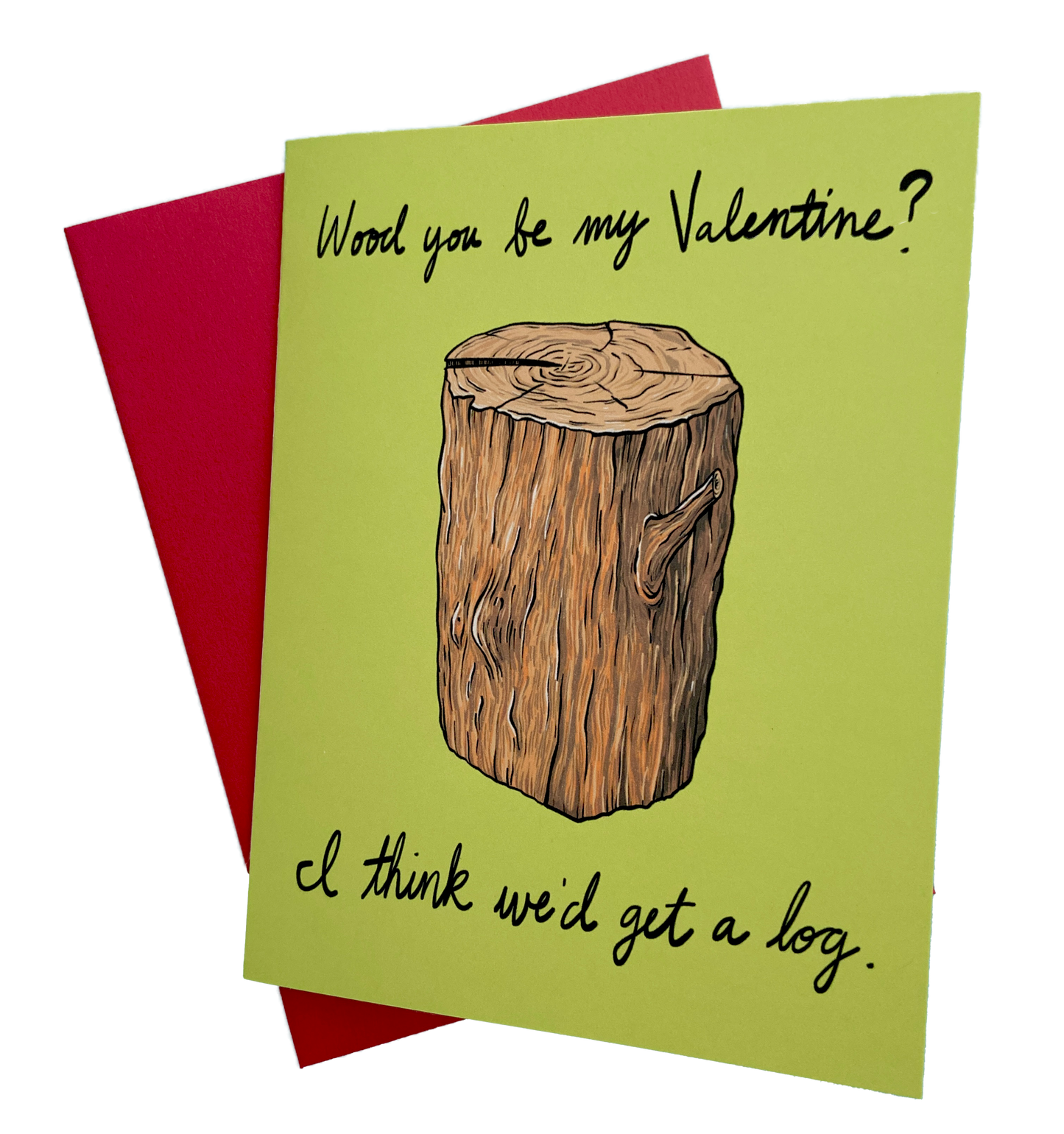 Wood You Be My Valentine? Card