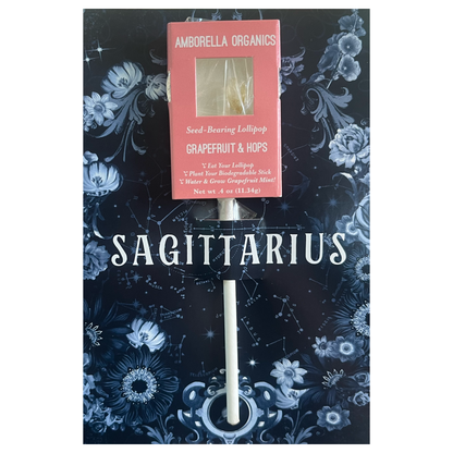 Astrology Cards with Seed-Bearing Lollipop