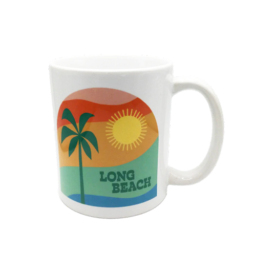 Tropical View Long Beach Mug