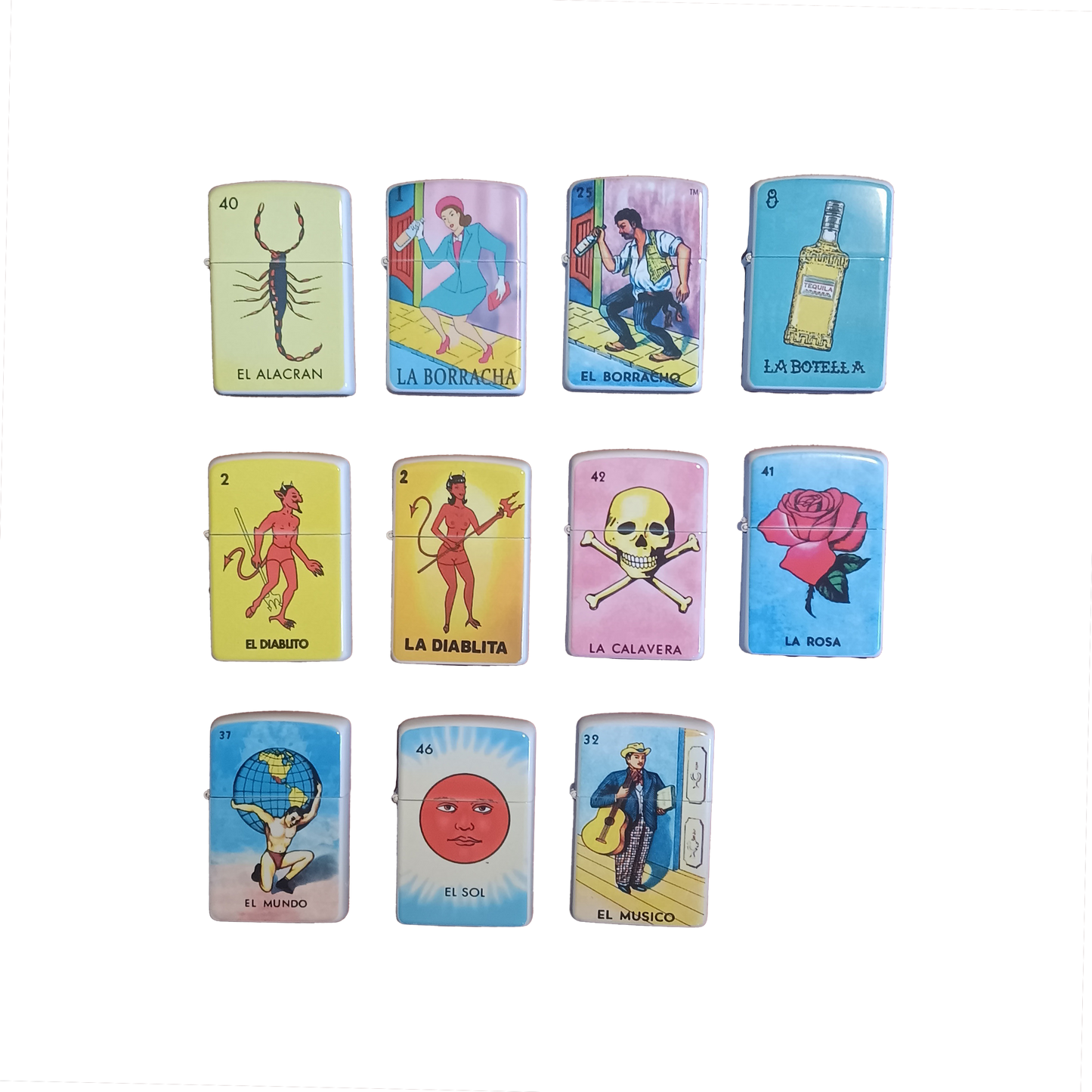 Loteria Flip Lighters