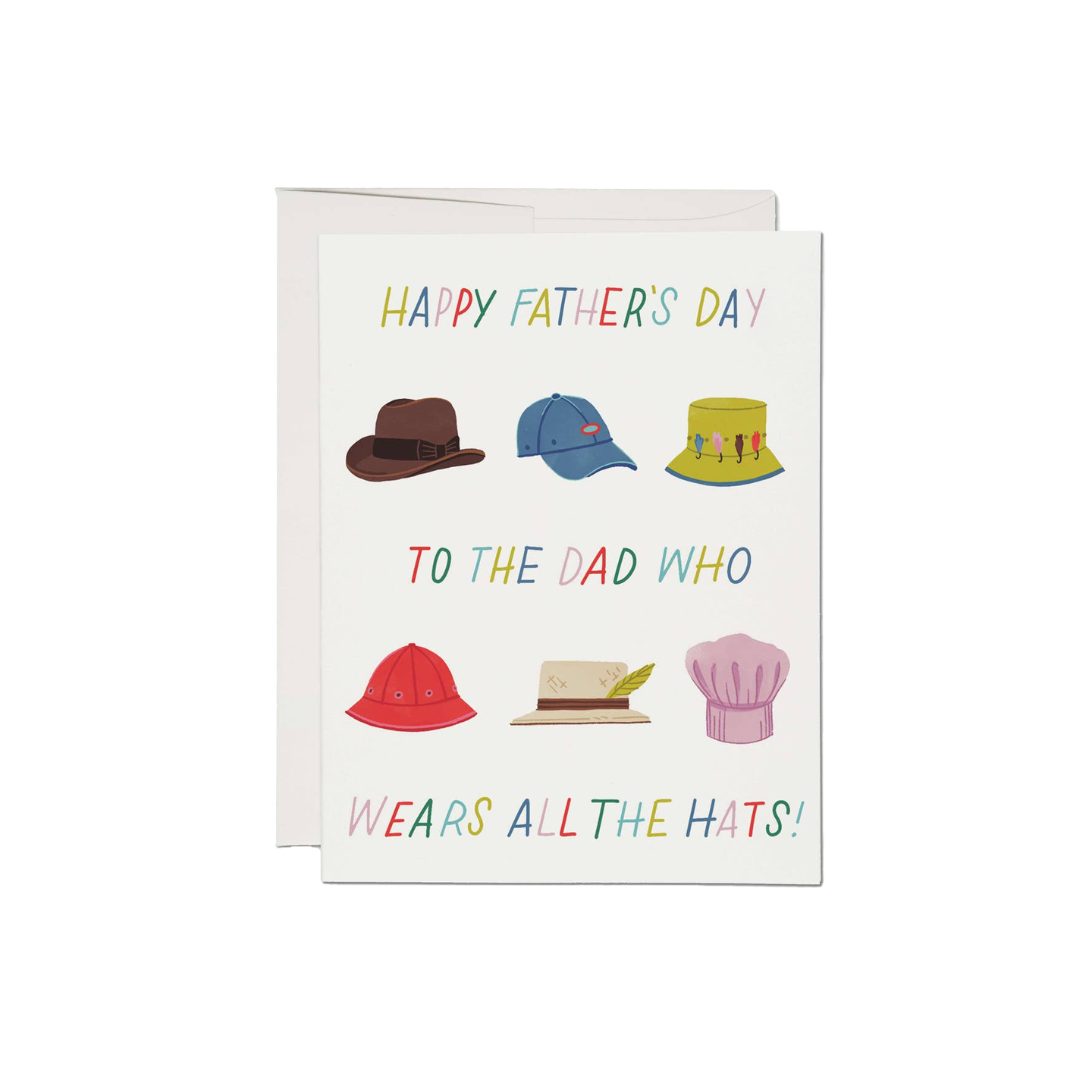 Lots of Hats Father's Day Card