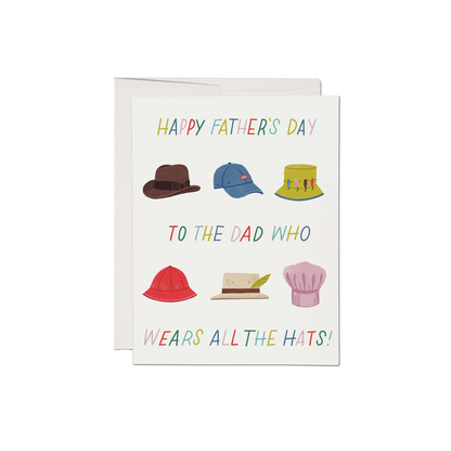 Lots of Hats Father's Day Card