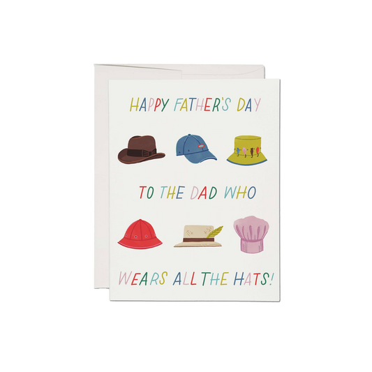 Lots of Hats Father's Day Card