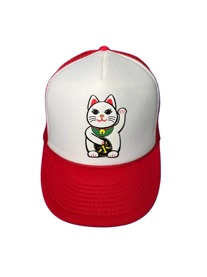 Lucky Cat Trucker Hat