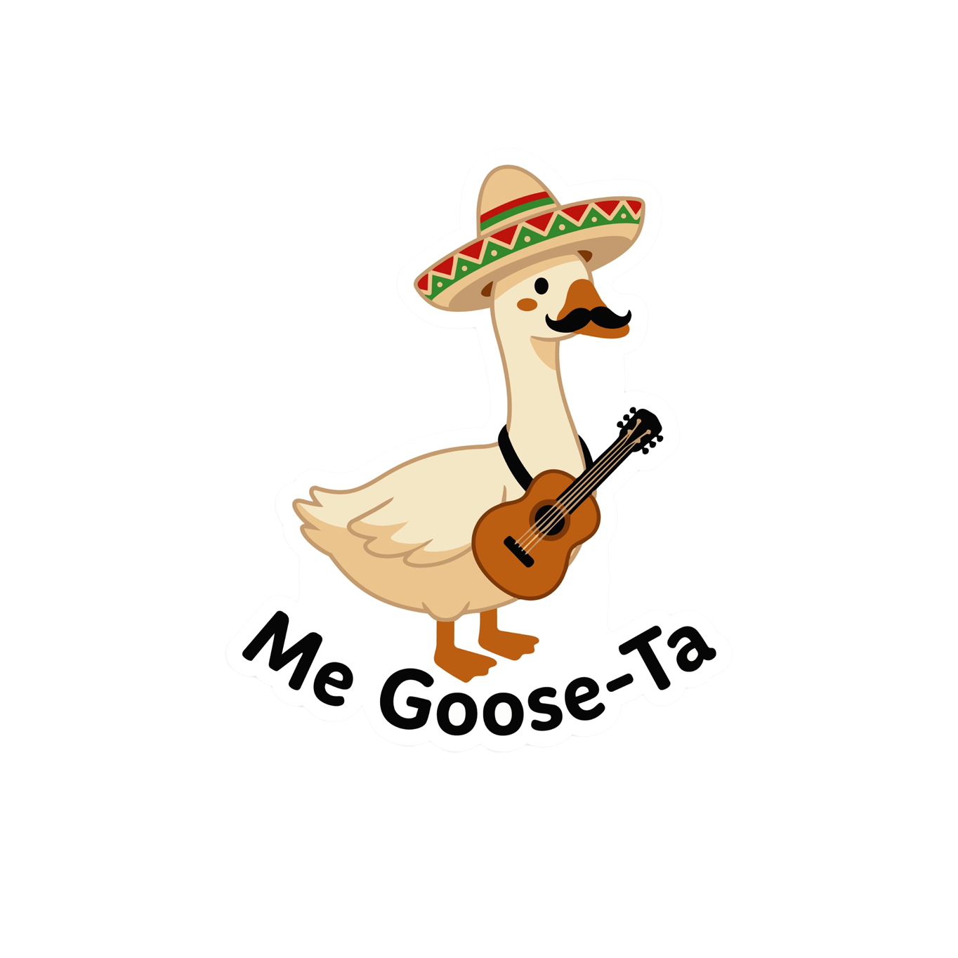 Me Goose Ta Sticker