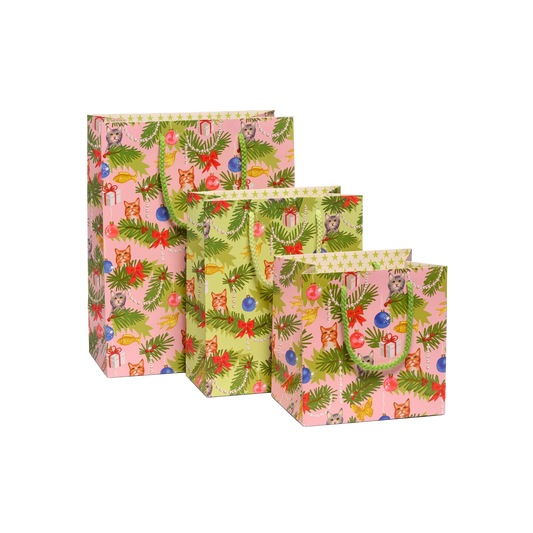 Meowy Christmas Gift Bags