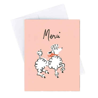 Merci! Thank You Card Set of 8