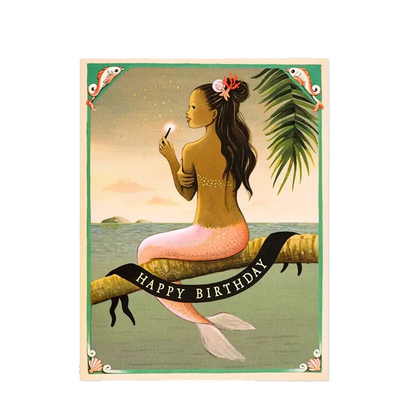 Mermaid Birthday Card