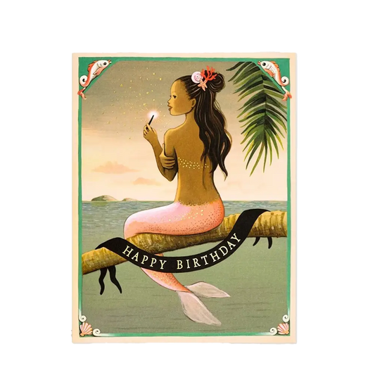 Mermaid Birthday Card