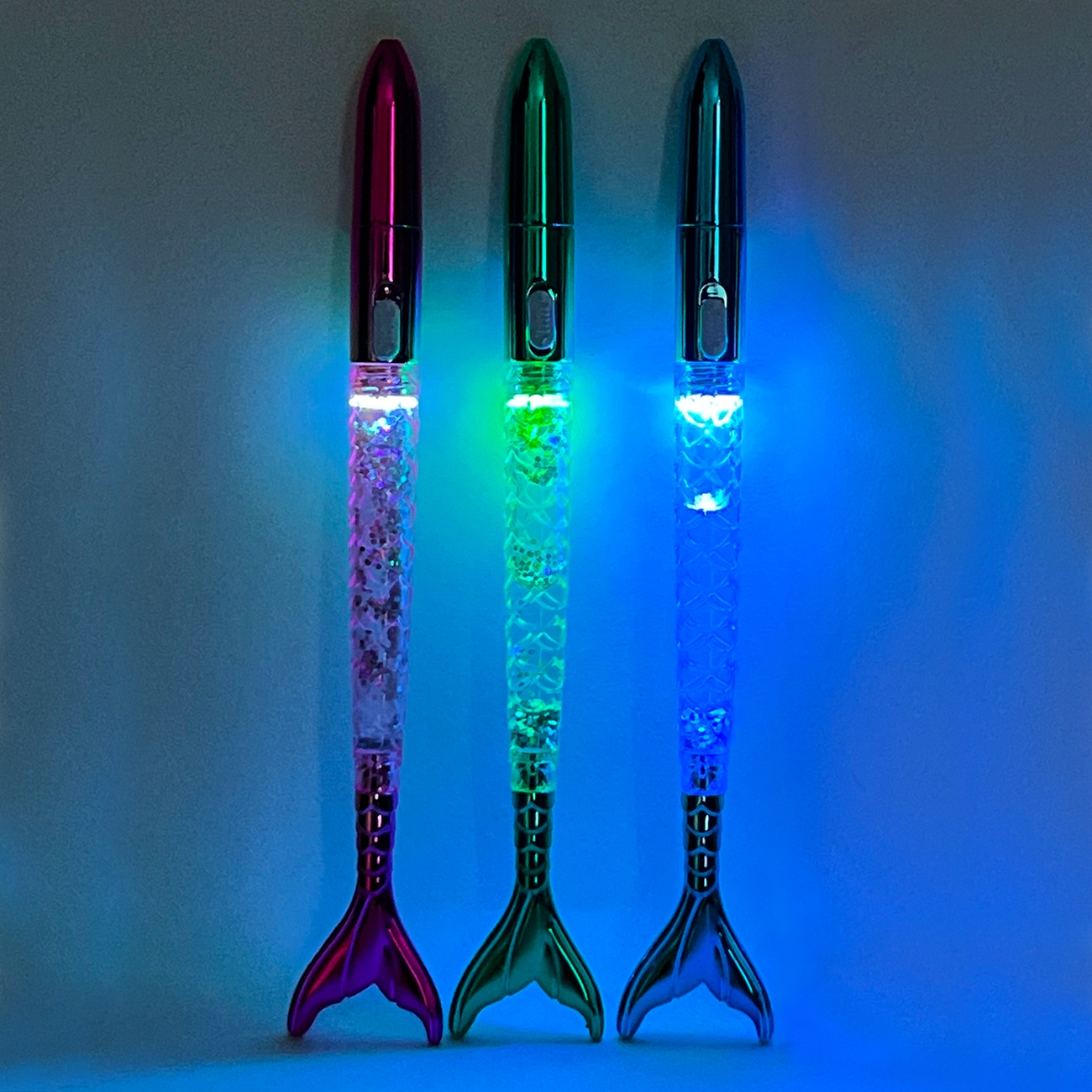 Mermaid Led Light Up Pens