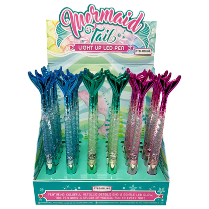 Mermaid Led Light Up Pens