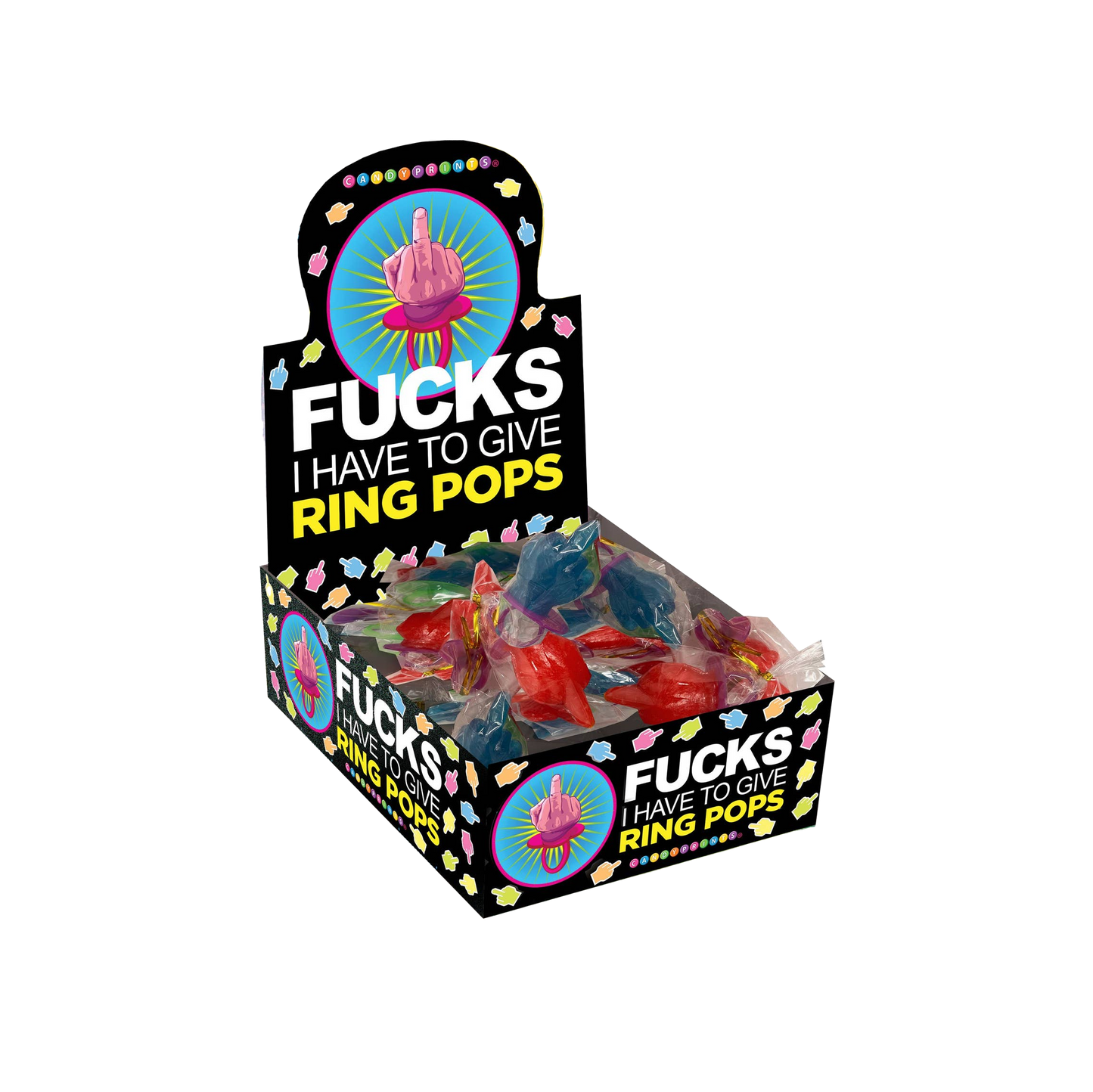 Fucks I Have to Give Middle Finger Ring Pop