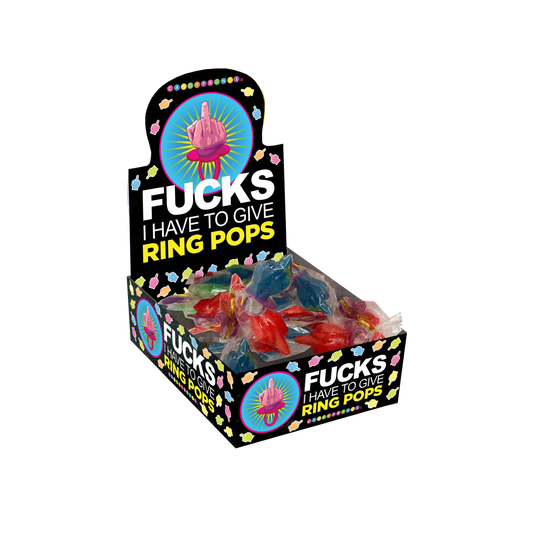 Fucks I Have to Give Middle Finger Ring Pop