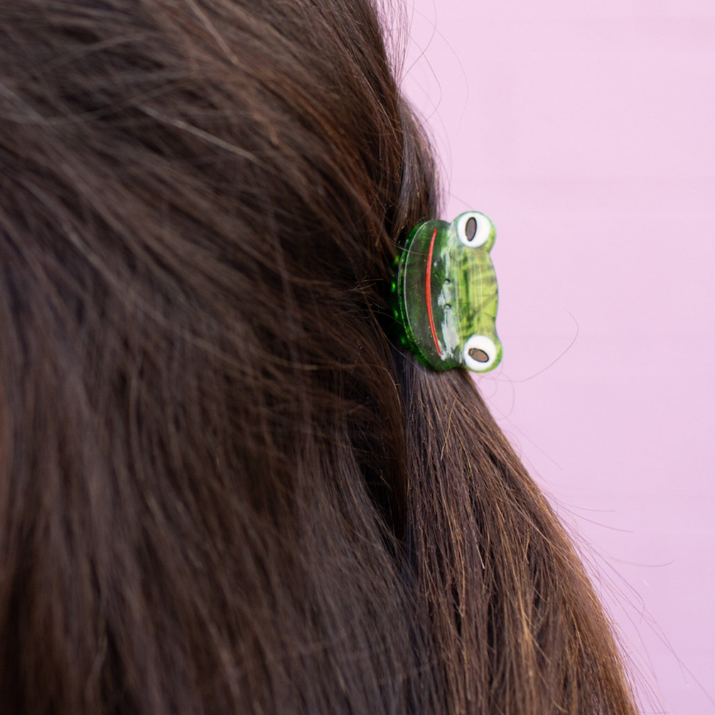 Froggy Mini Hair Claw Clip