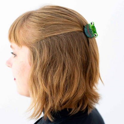 Froggy Mini Hair Claw Clip