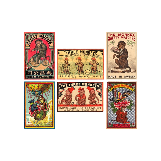 Monkeys Mini Matchbox