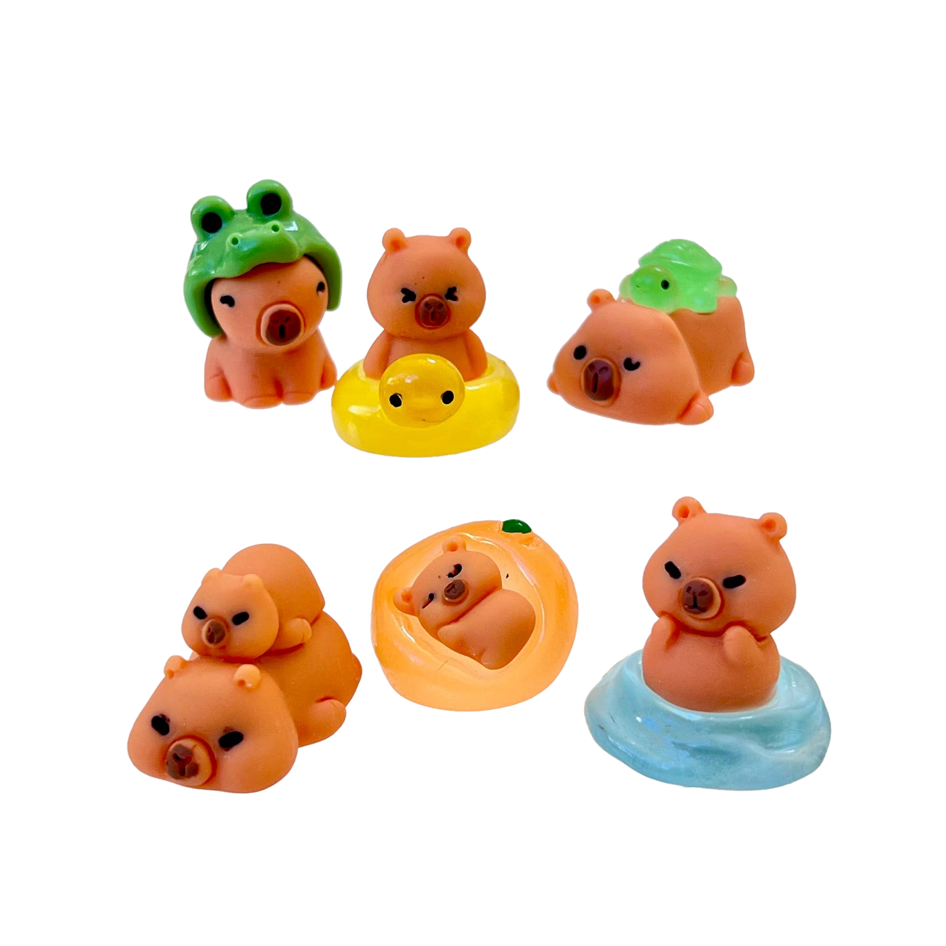 Capybara Miniature Figurines