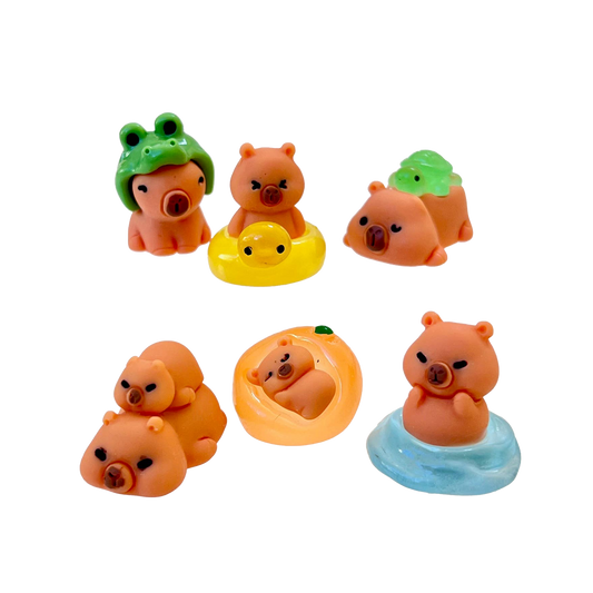 Capybara Miniature Figurines