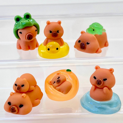 Capybara Miniature Figurines