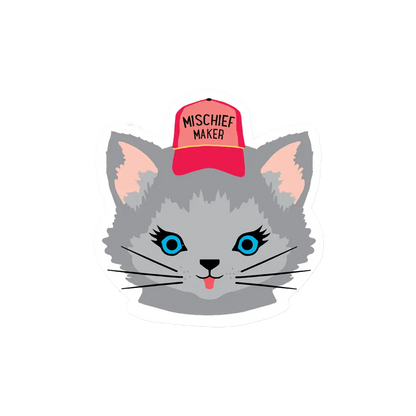 Mischief Kitten Sticker