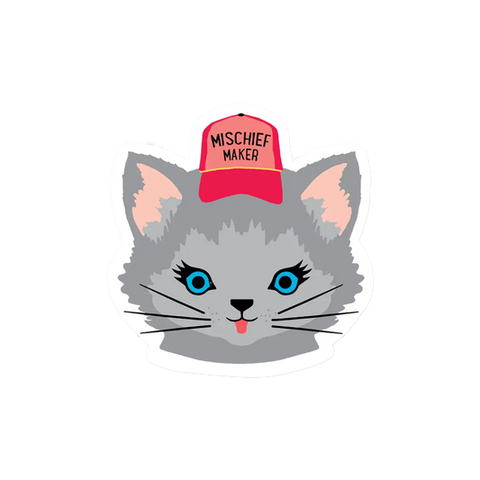 Mischief Kitten Sticker