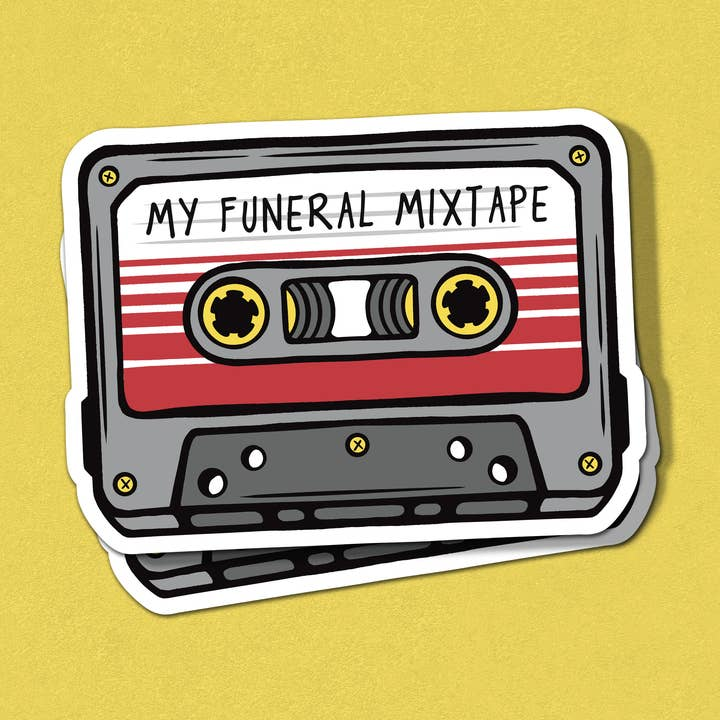 My Funeral Mixtape Sticker