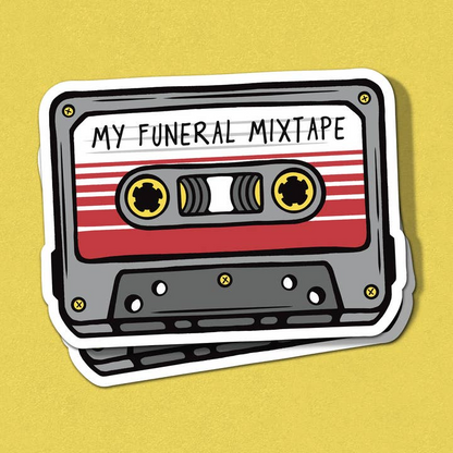 My Funeral Mixtape Sticker