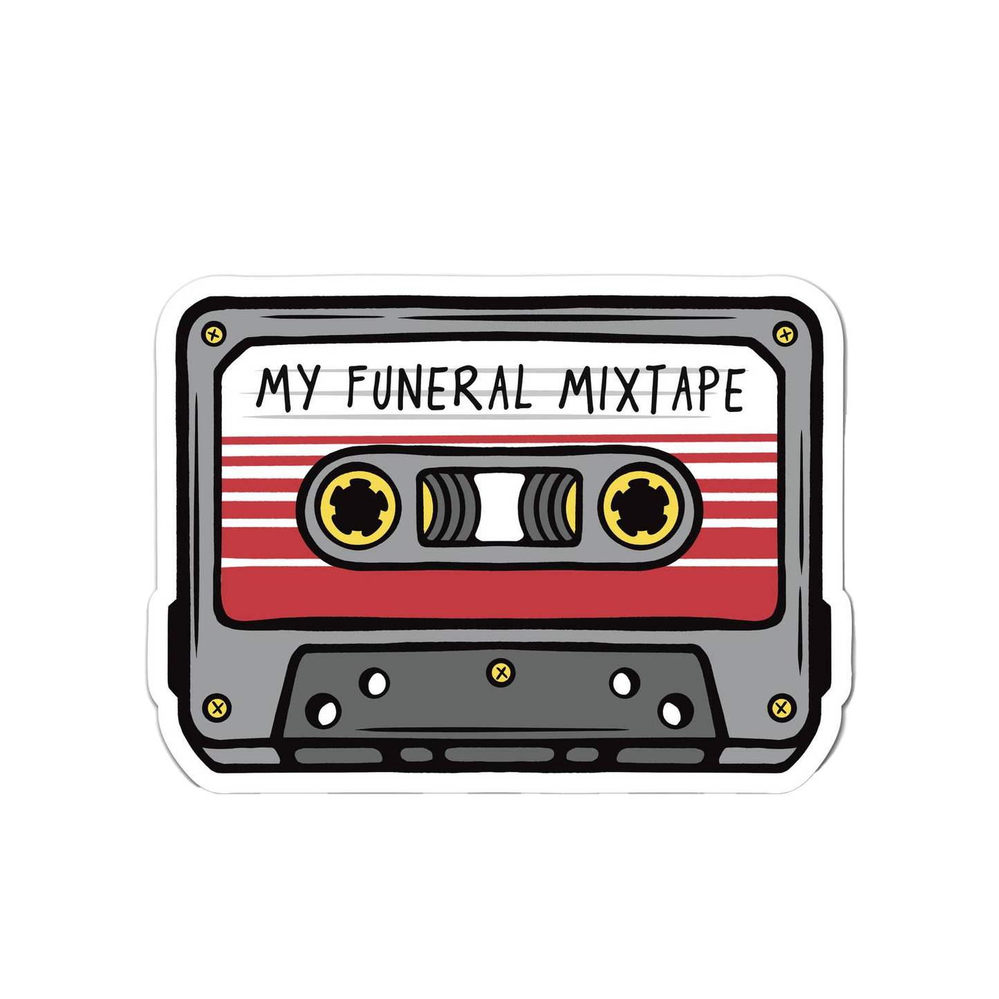 My Funeral Mixtape Sticker