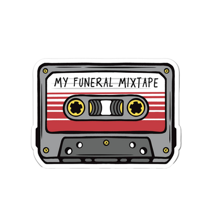 My Funeral Mixtape Sticker