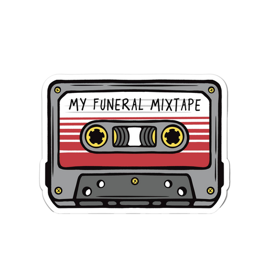 My Funeral Mixtape Sticker