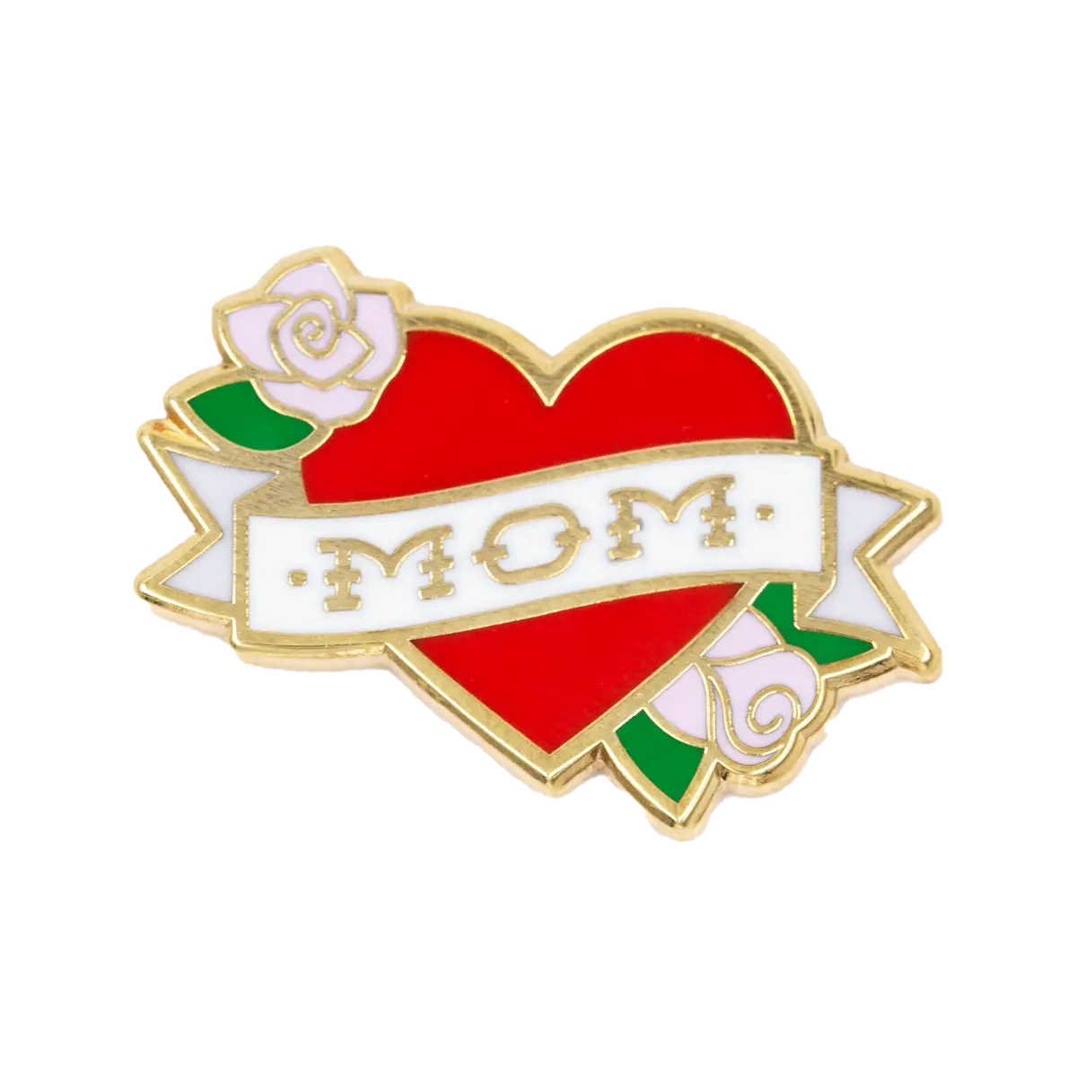 Mom Heart Tattoo Enamel Pin