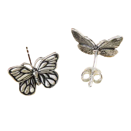Monarch Butterfly Post Earrings