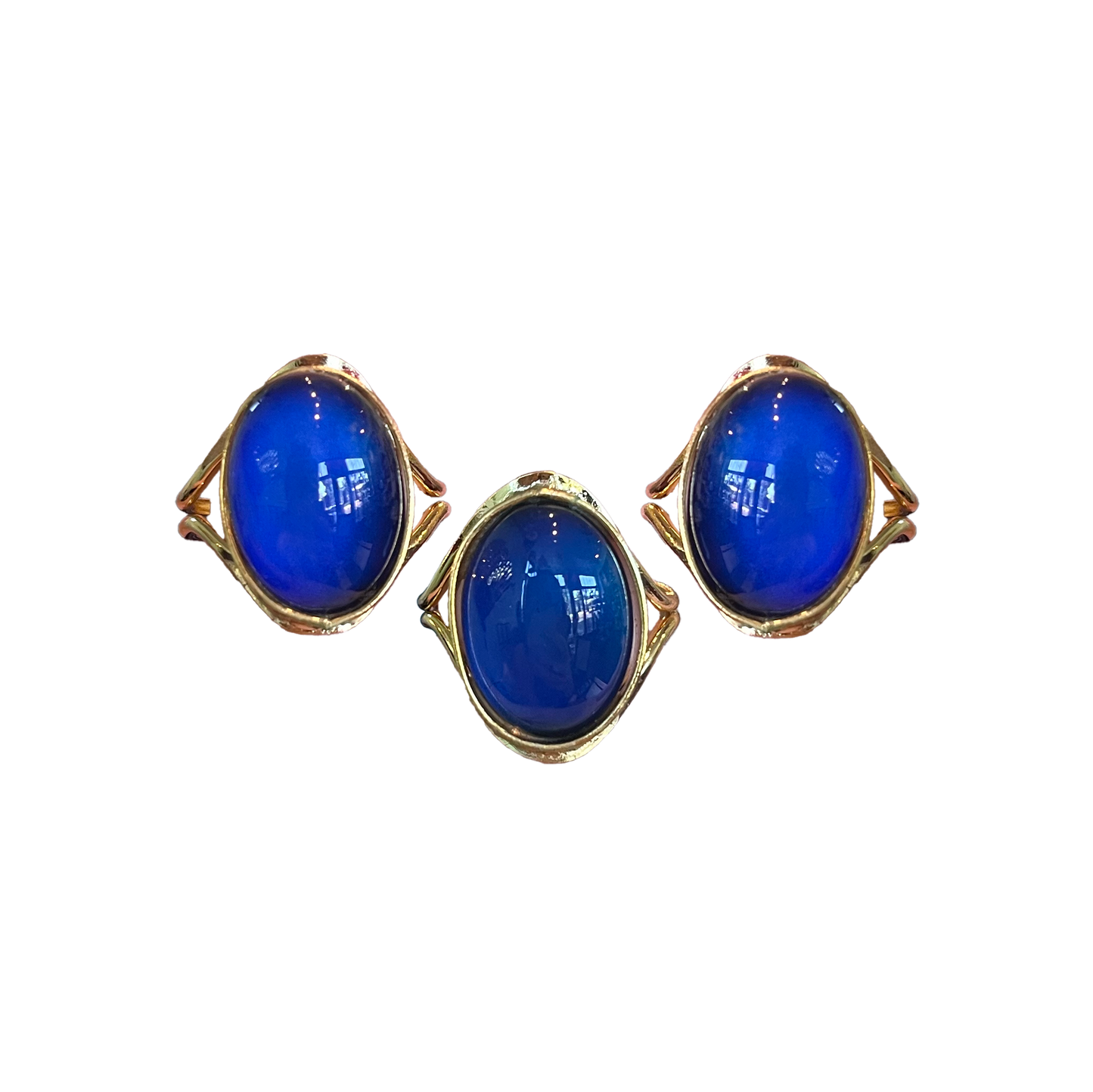 Mood Ring Modern Gold Dipped