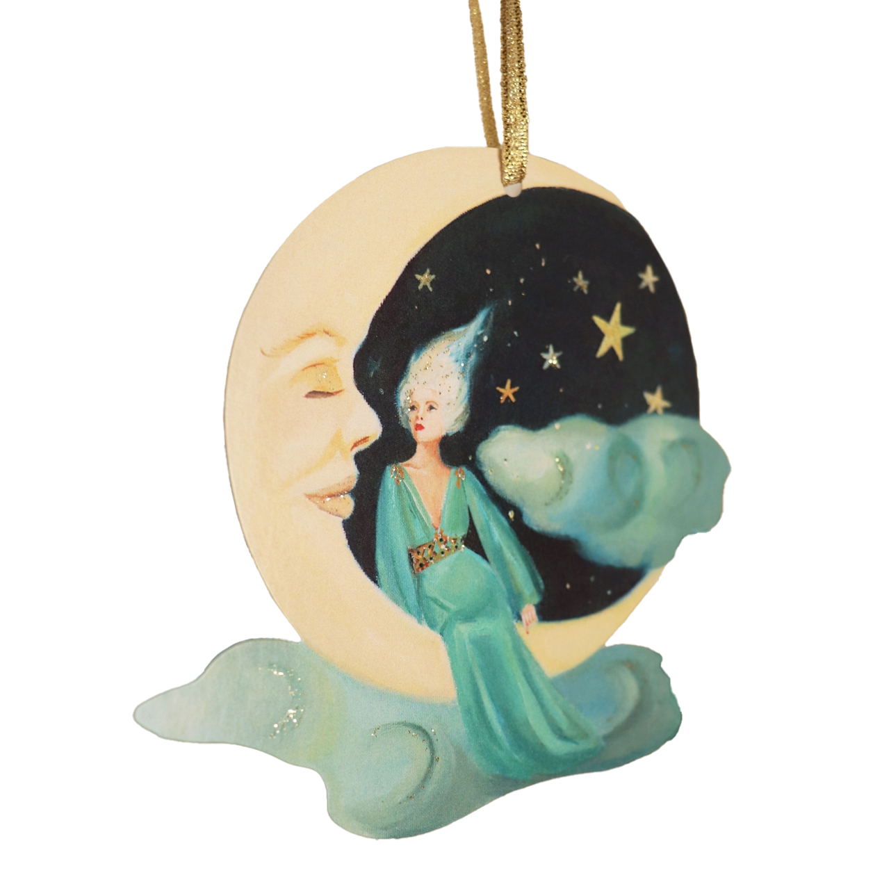 Moon Goddess Paper Ornament
