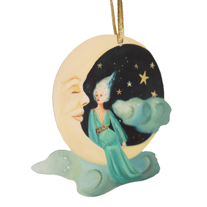Moon Goddess Paper Ornament