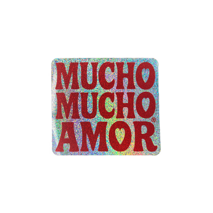 Walter Mercado Amor Glitter Sticker