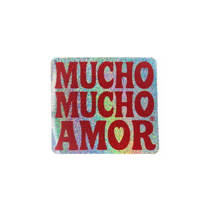 Walter Mercado Amor Glitter Sticker