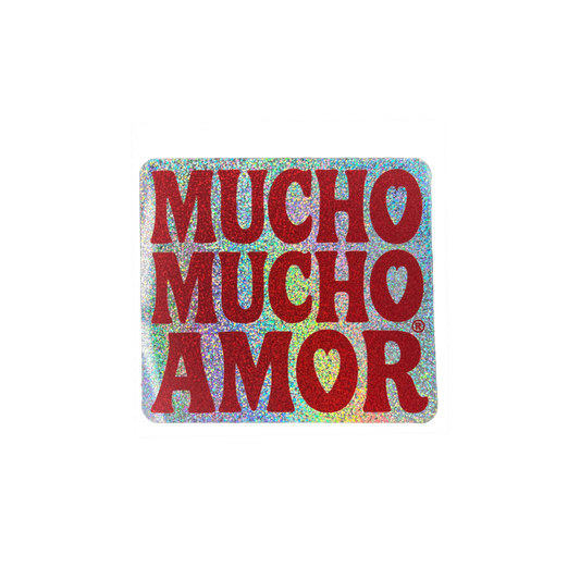 Walter Mercado Amor Glitter Sticker