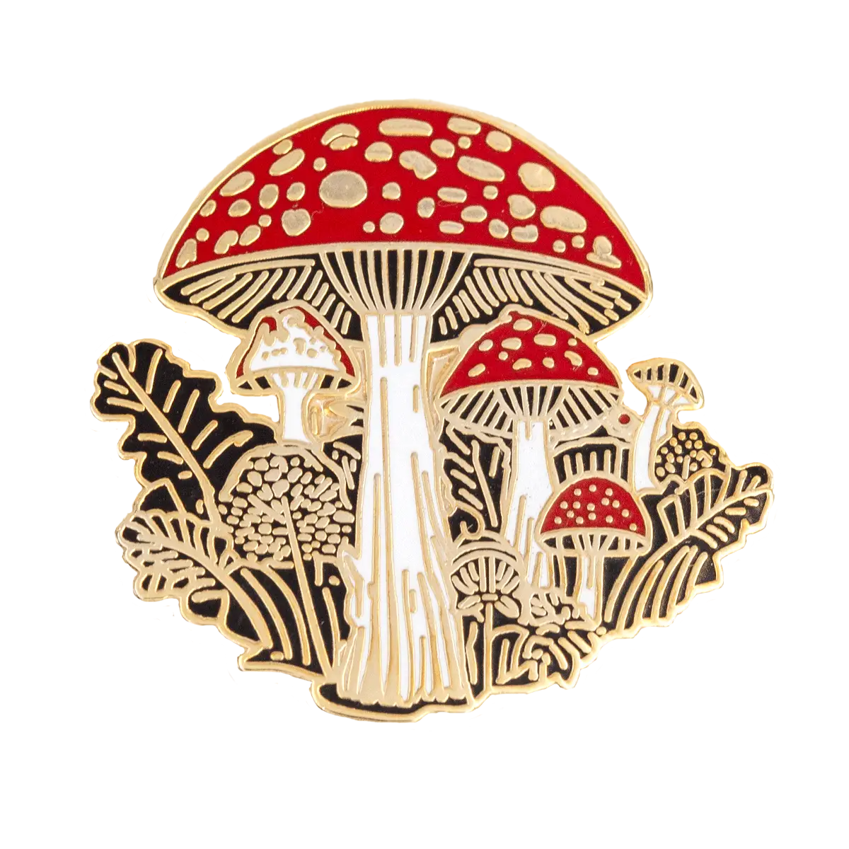Mushroom Forest Enamel Pin