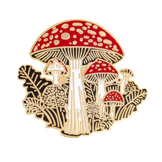 Mushroom Forest Enamel Pin