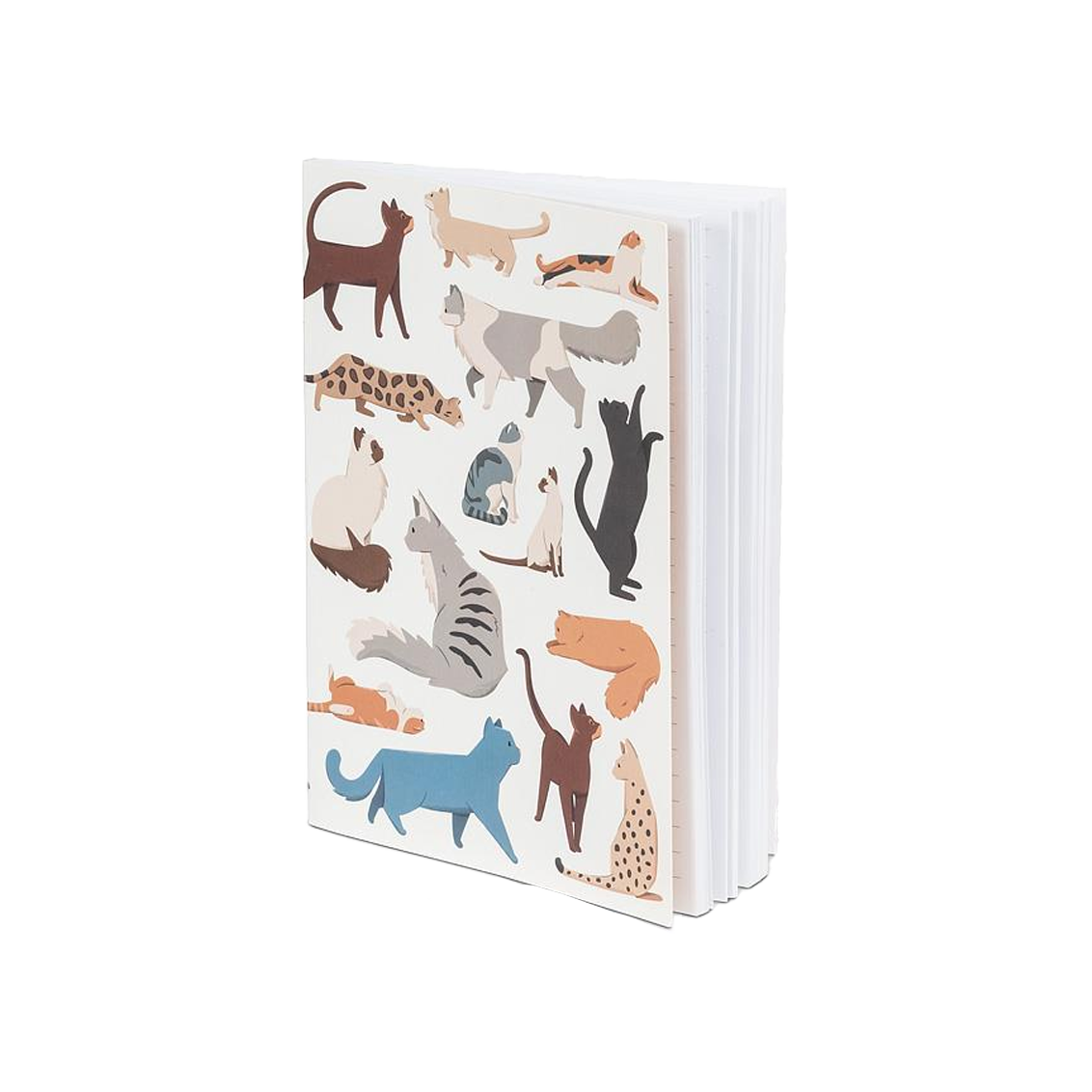 Multi Cats Lines Notebook