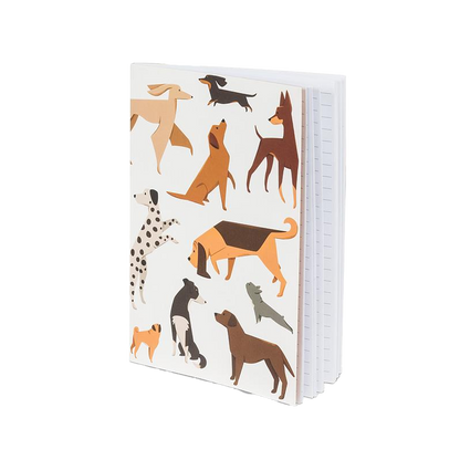 Multi Dog Lined Notebook