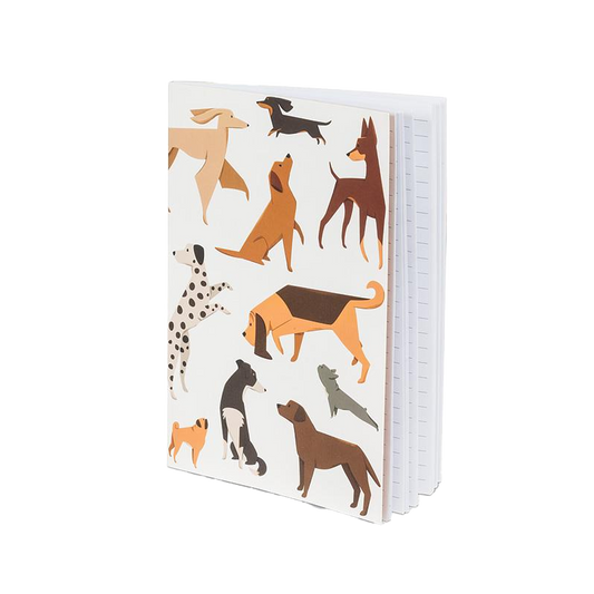 Multi Dog Lined Notebook