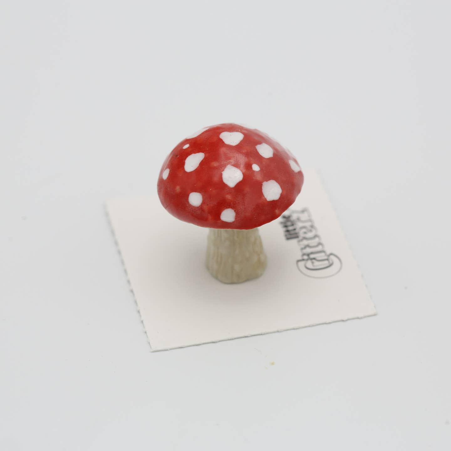 Parasol Toadstool Porcelain Miniature