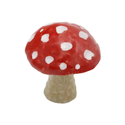 Parasol Toadstool Porcelain Miniature