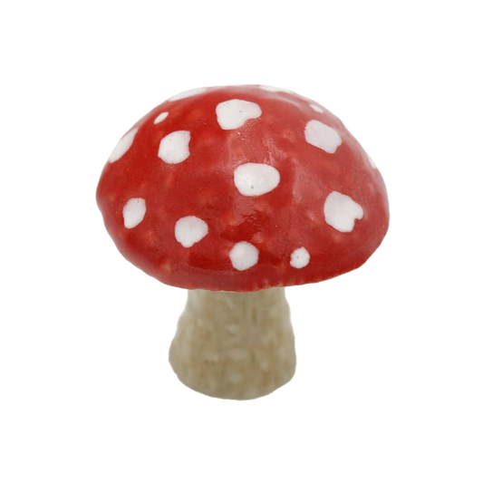 Parasol Toadstool Porcelain Miniature