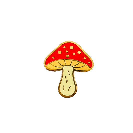 Storybook Toadstool Enamel Pin