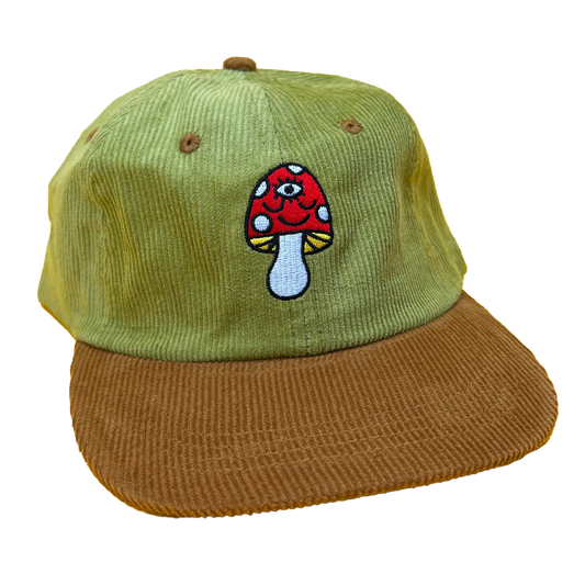 Mushroom Corduroy Hat