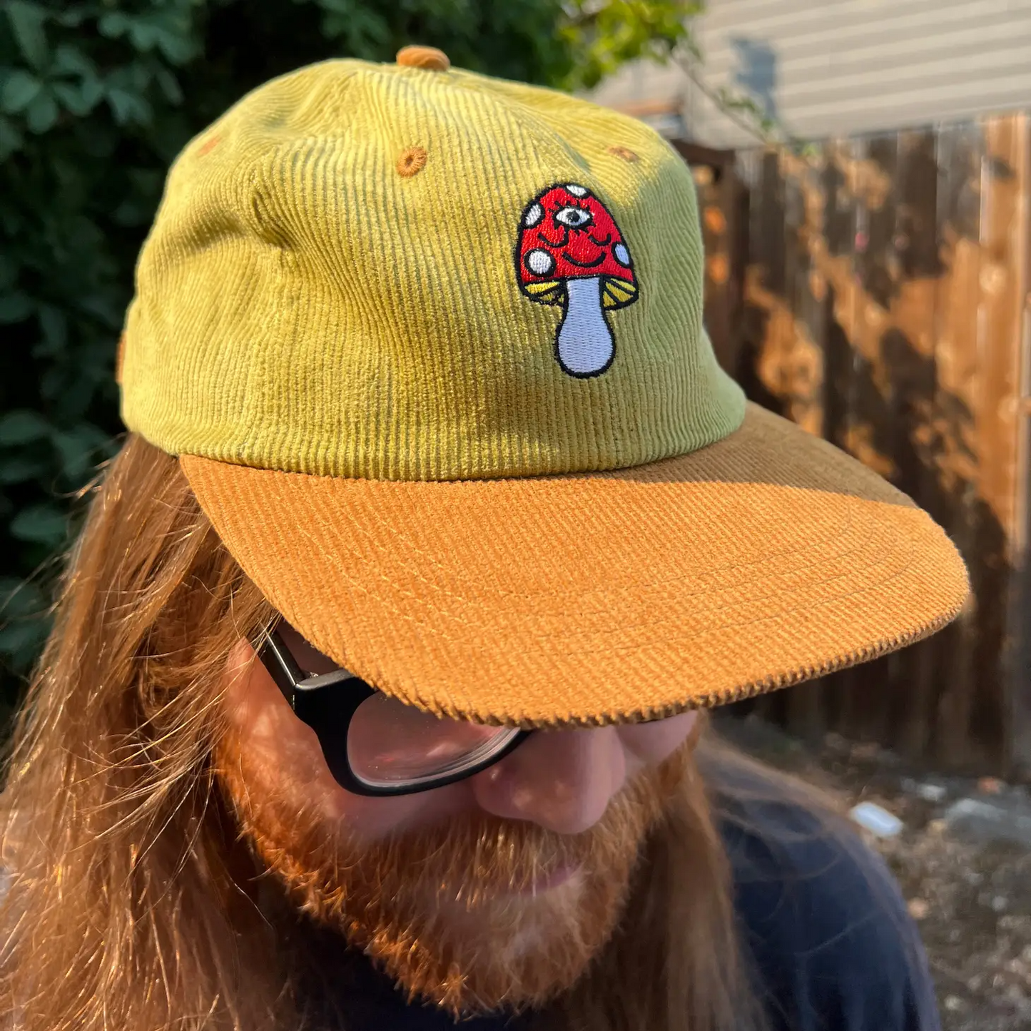 Mushroom Corduroy Hat